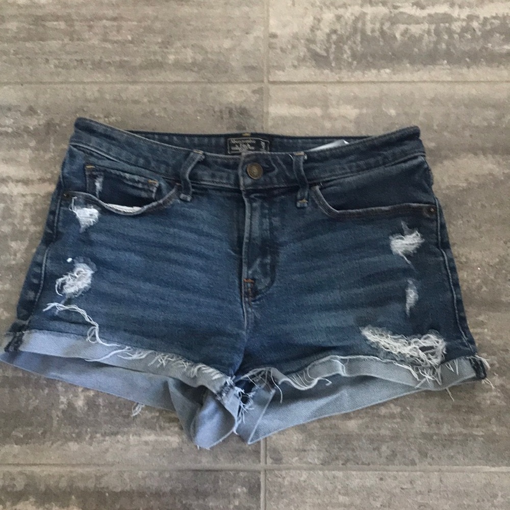 A&F denim shorts